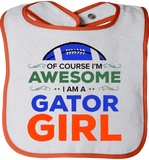 Gator Girl Bib