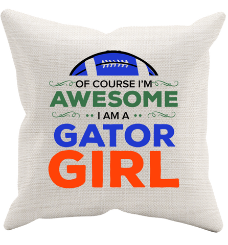 Gator Girl Pillowcase